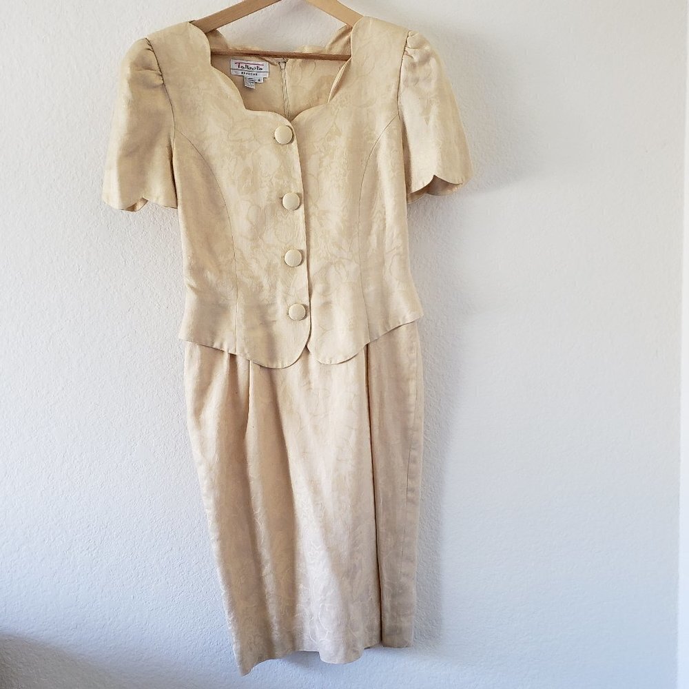 Talbots Light Yellow Dress - Size 8